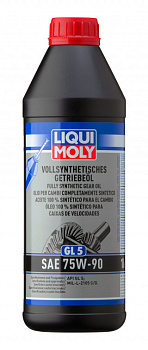 Синтетическое трансмиссионное масло Vollsynthetisches Getriebeoil 75W-90 1 л. артикул 1414 LIQUI MOLY