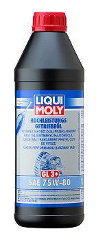 НС-синтетическое трансмиссионное масло Hochleistungs-Getriebeoil 75W-80 1 л. артикул 7584 LIQUI MOLY