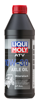 Минеральное трансмиссионное масло для мотоциклов Motorbike Axle Oil ATV 10W-30 1 л. артикул 3094 LIQUI MOLY